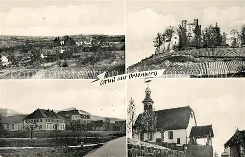 AK / Ansichtskarte Ortenberg_Baden Panorama Schloss Kirche Ortenberg_Baden