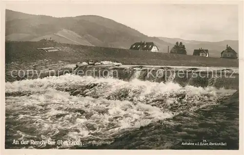 AK / Ansichtskarte Oberkirch_Baden Rench Stauwehr Oberkirch_Baden