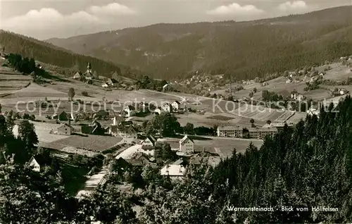 AK / Ansichtskarte Warmensteinach Blick vom Hoellfelsen Warmensteinach