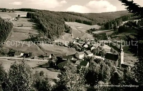 AK / Ansichtskarte Oberwarmensteinach Panorama Oberwarmensteinach