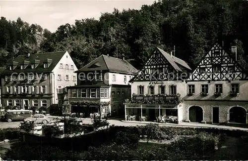 AK / Ansichtskarte Bad_Berneck Marktplatz Bad_Berneck