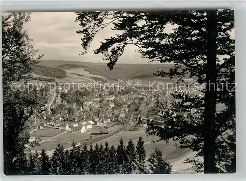 AK / Ansichtskarte Bad_Berleburg Panorama Kneipp Heilbad Ansicht vom Waldrand aus Bad_Berleburg