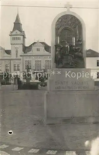 AK / Ansichtskarte Brandys_nad_Labem Stara_Boleslav Svaty Vaclave Denkmal Platz Brandys_nad