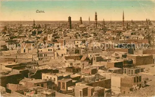 AK / Ansichtskarte Cairo_Egypt Stadtpanorama Cairo Egypt