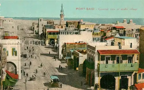 AK / Ansichtskarte Port_Said General view of arabs village Serie 648 Port_Said