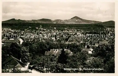 AK / Ansichtskarte Goeppingen Panorama Hohenstaufen Fliegeraufnahme Goeppingen