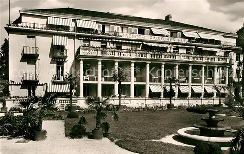 AK / Ansichtskarte Baden Baden Badhotel Badischer Hof Baden Baden