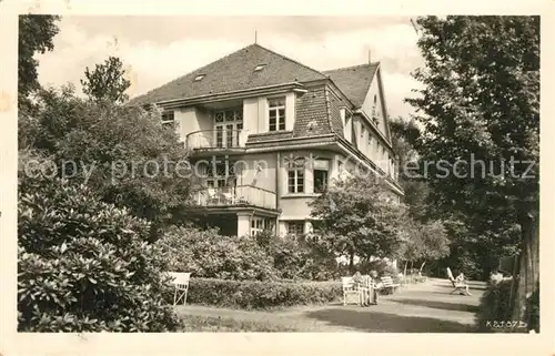 AK / Ansichtskarte Bad_Gottleuba Berggiesshuebel Sanatorium Haus F1 Bad