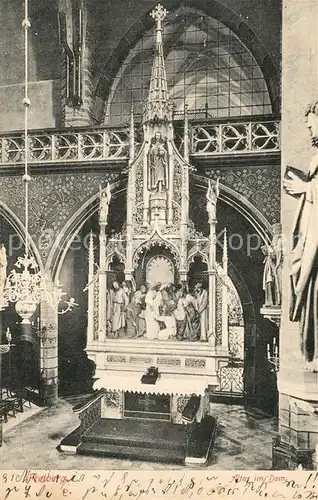 AK / Ansichtskarte Freiberg_Sachsen Altar im Dom Freiberg Sachsen