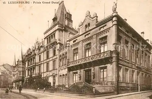 AK / Ansichtskarte Luxembourg_Luxemburg Palais Grand Ducal Luxembourg Luxemburg