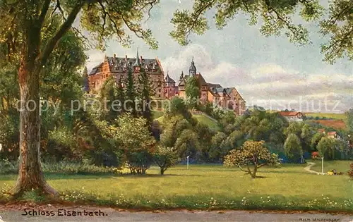 AK / Ansichtskarte Eisenbach_Limburg Schloss Kuenstlerkarte Eisenbach Limburg