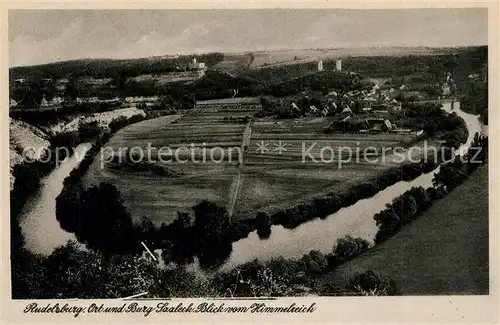 AK / Ansichtskarte Rudelsburg Burg Saaleck  Rudelsburg