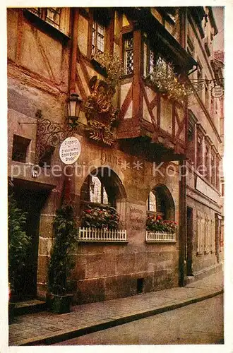 AK / Ansichtskarte Nuernberg Hans Sachs Haus Nuernberg