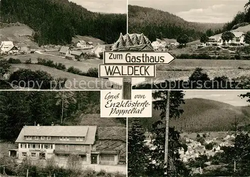 AK / Ansichtskarte Poppeltal Zum Gasthaus Waldeck Panorama Poppeltal