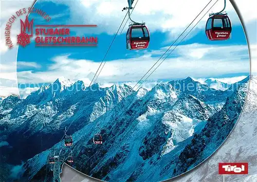 AK / Ansichtskarte Seilbahn Eisgratbahn Stubaier Gletscherbahn Habicht  Seilbahn