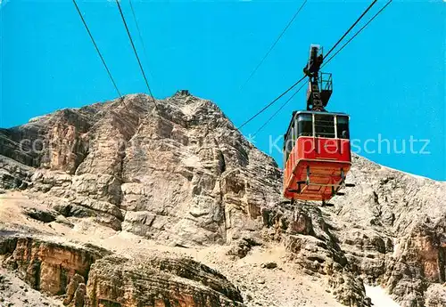 AK / Ansichtskarte Seilbahn Freccia nel Cielo Cortina Tofana Seilbahn