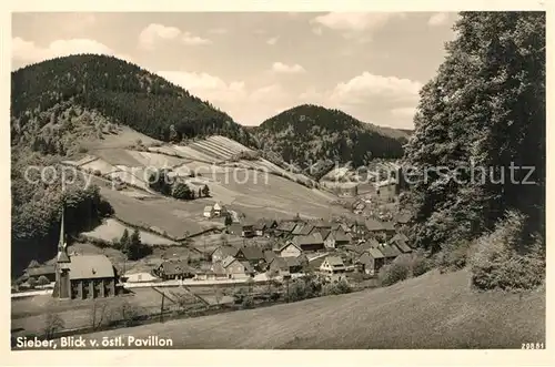 AK / Ansichtskarte Sieber Panorama vom Pavillon Sieber