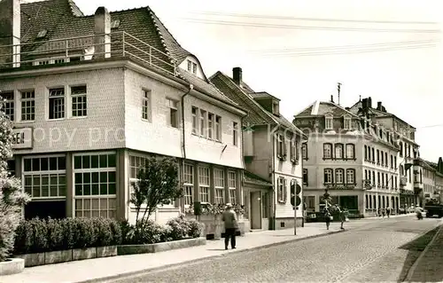 AK / Ansichtskarte Bad_Koenig_Odenwald Frankfurterstrasse Badehaus Fafnirbrunnen Bad_Koenig_Odenwald