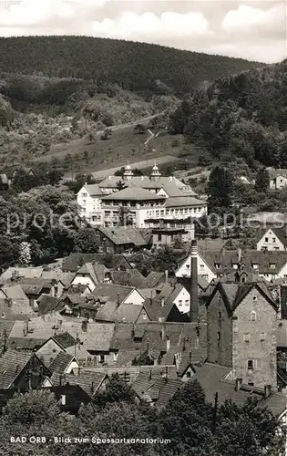 AK / Ansichtskarte Bad_Orb Panorama Blick zum Spessartsanatorium Bad_Orb