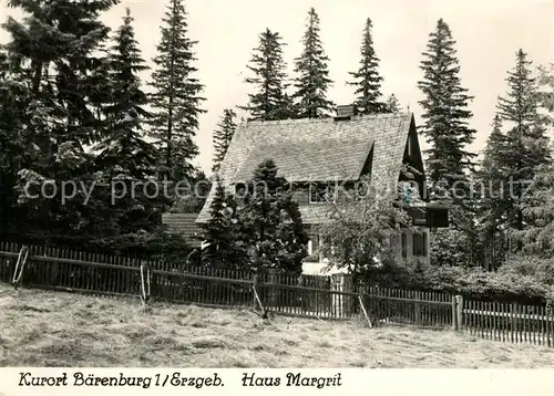 AK / Ansichtskarte Baerenburg_Sachsen Haus Margrit Kurort Erzgebirge Baerenburg Sachsen