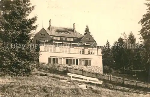 AK / Ansichtskarte Baerenfels_Erzgebirge Handwerker Erholungsheim Spitzbergbaude Handabzug Baerenfels Erzgebirge