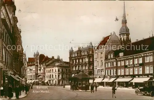 AK / Ansichtskarte Barmen_Wuppertal Alter Markt Barmen Wuppertal