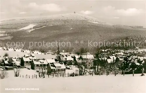 AK / Ansichtskarte Braunlage Wurmberg Winter Braunlage