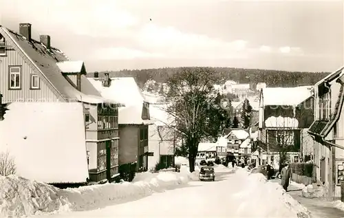 AK / Ansichtskarte Braunlage Elbingeroder Stra?e Winter Braunlage