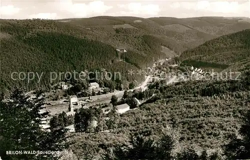 AK / Ansichtskarte Brilon Wald Panorama Brilon Wald