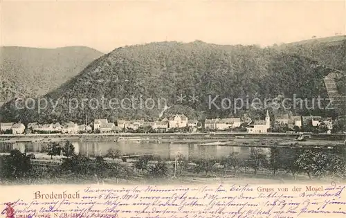 AK / Ansichtskarte Brodenbach Panorama Mosel Brodenbach