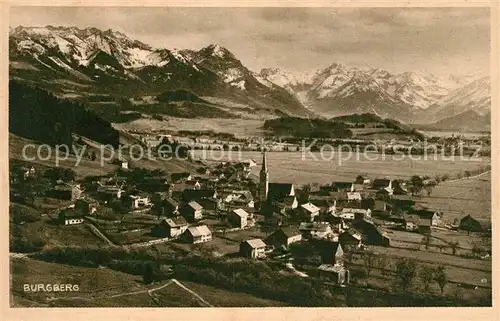 AK / Ansichtskarte Burgberg_Allgaeu mit Allgaeuer Alpen Burgberg Allgaeu