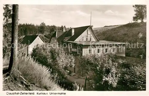 AK / Ansichtskarte Clausthal Zellerfeld Kurhaus Untermuehle Clausthal Zellerfeld