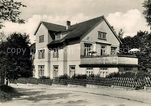 AK / Ansichtskarte Clausthal Zellerfeld DRK Muetterheim am Kurpark Clausthal Zellerfeld