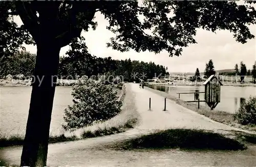 AK / Ansichtskarte Clausthal Zellerfeld Badeteich Clausthal Zellerfeld