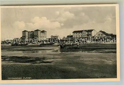 AK / Ansichtskarte Duhnen_Nordsee Stadtpanorama Duhnen Nordsee