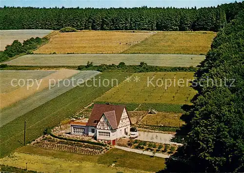 AK / Ansichtskarte Ebergoetzen Waldgaststaette Zum Adlerhorst Fliegeraufnahme Ebergoetzen