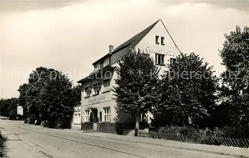 AK / Ansichtskarte Eichhorst_Eberswalde Gaststaette Zur Schorfheide Eichhorst_Eberswalde