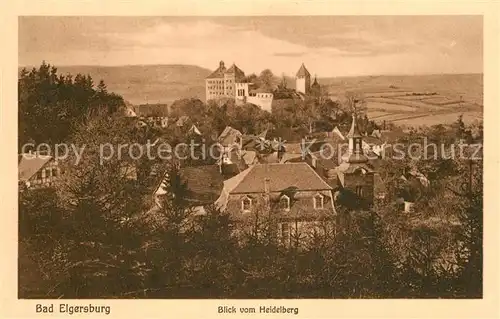 AK / Ansichtskarte Elgersburg Panorama vom Heidelberg Elgersburg