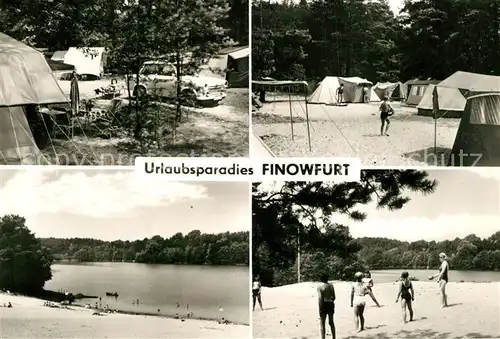 AK / Ansichtskarte Finowfurt Campingplatz Strandpartien Finowfurt