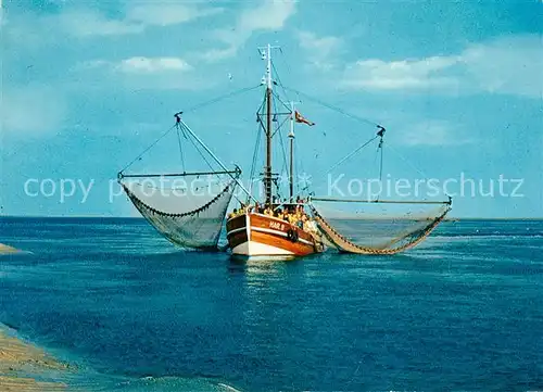 AK / Ansichtskarte Fischerei Krabbenkutter Wangerooge 