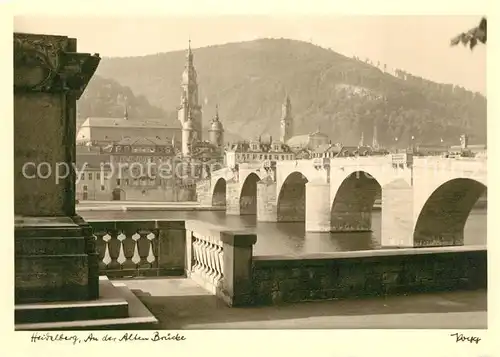 AK / Ansichtskarte Foto_Popp_Nr. Heidelberg Alte Bruecke  Foto_Popp_Nr.