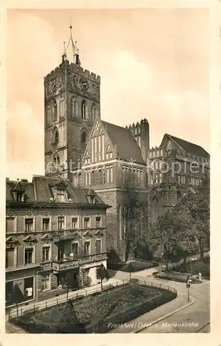 AK / Ansichtskarte Frankfurt_Oder Marienkirche Frankfurt Oder