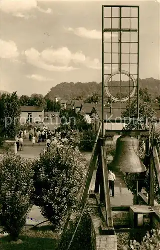 AK / Ansichtskarte Friedland_Goettingen Grenzdurchgangslager Friedlandsglocke Friedland_Goettingen