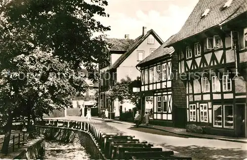 AK / Ansichtskarte Goslar An der Abzucht Fachwerk Goslar