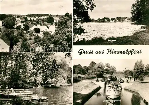 AK / Ansichtskarte Himmelpfort Panorama Stolpsee Haussee Schleusengraben Himmelpfort