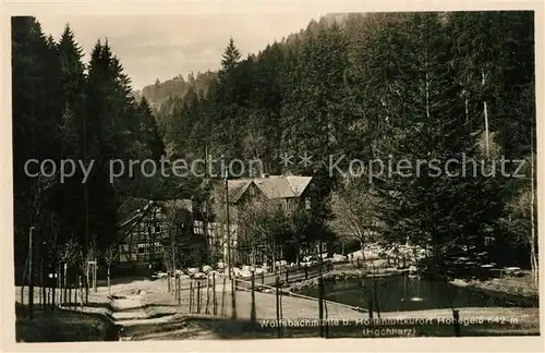 AK / Ansichtskarte Hohegeiss_Harz Wolfsbachmuehle Hohegeiss Harz