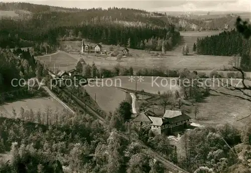 AK / Ansichtskarte Hohenleuben Blick von Ruine Reichenfels ins Triebestal Hohenleuben