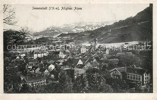 AK / Ansichtskarte Immenstadt_Allgaeu Panorama Immenstadt_Allgaeu