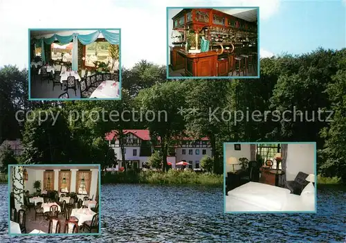 AK / Ansichtskarte Lanke Restaurant Hotel Seeschloss Lanke