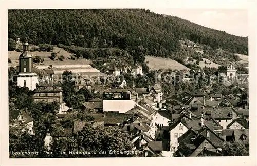 AK / Ansichtskarte Leutenberg_Thueringen Panorama Erholungsheim Leutenberg Thueringen